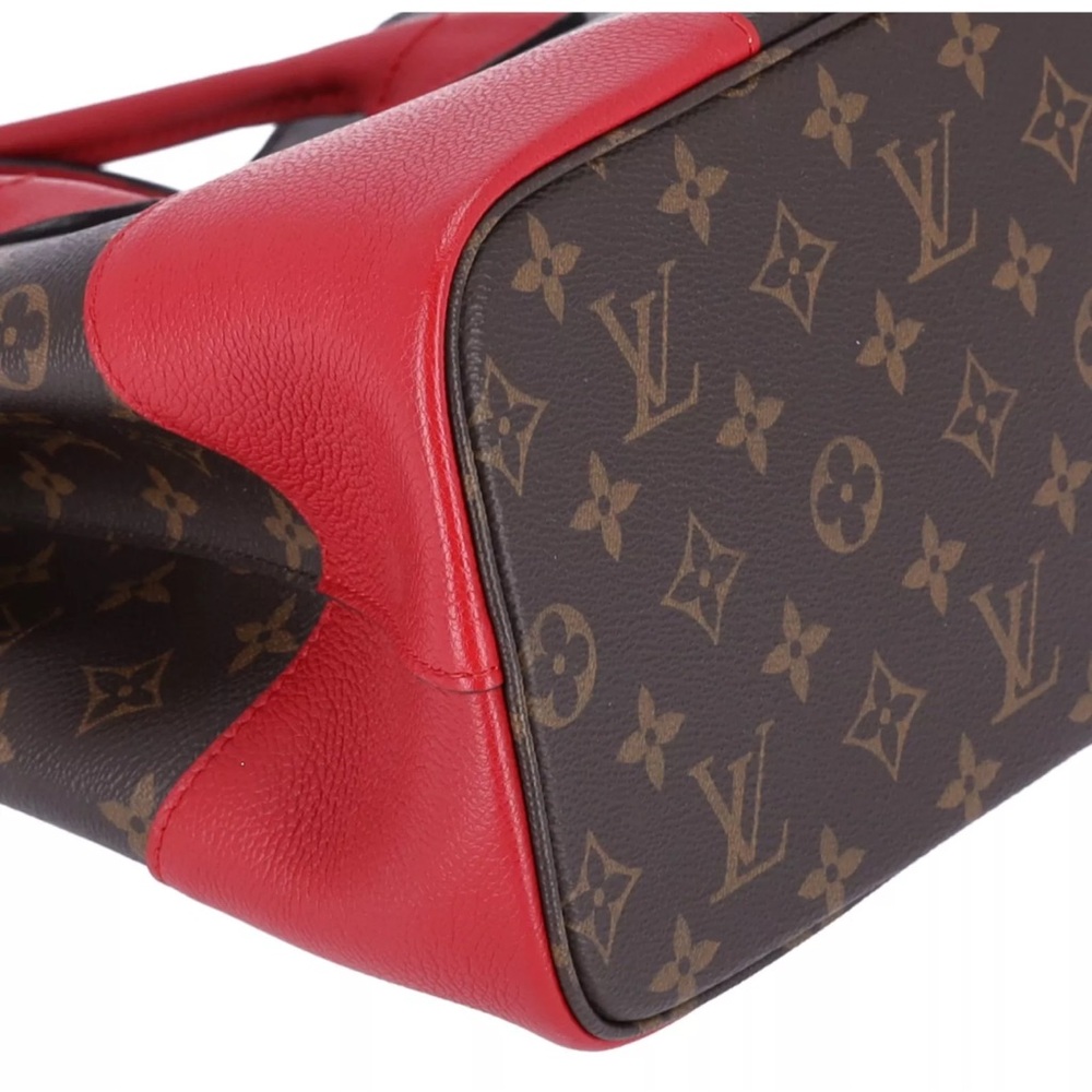 Louis Vuitton Flandrin Triple Compartment Satchel Monogram Brown Cerise M41596 - Picture 10 of 13